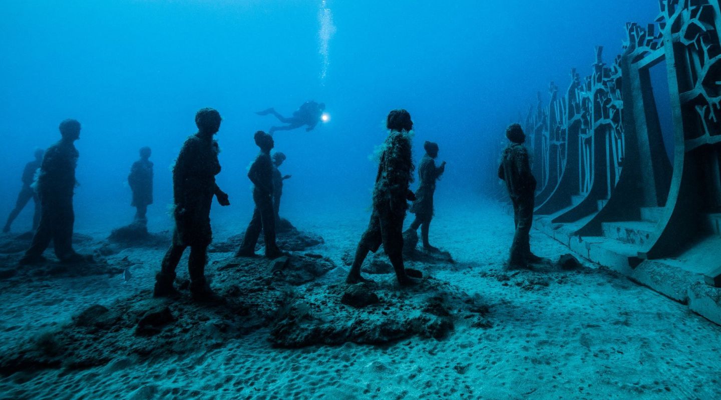 Buceo guiado Museo atlantico lanzarote rubicon diving d4e33cda65