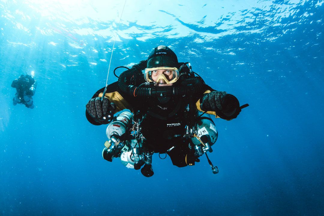 CCR Hypoxic Trimix course Lanzarote Rubicon Diving Center diver