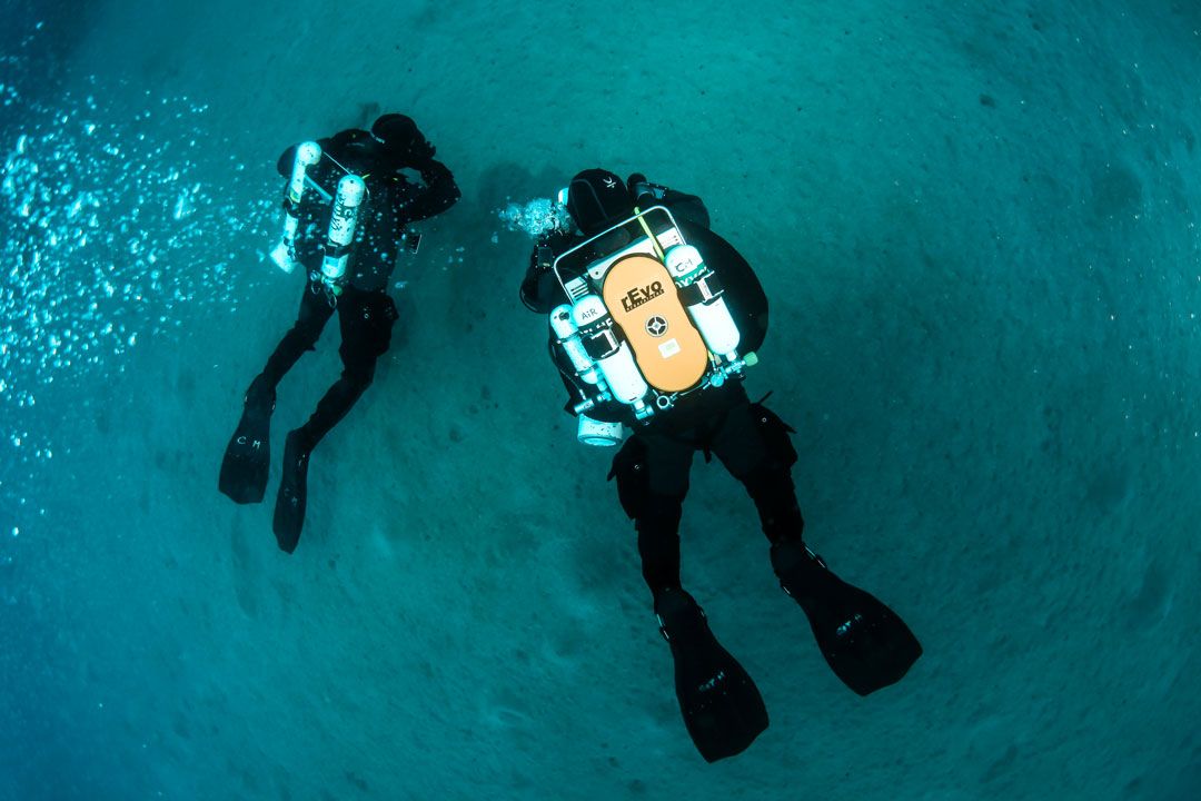 CCR Technical Extended Range course Rubicon Diving Lanzarote 2 divers