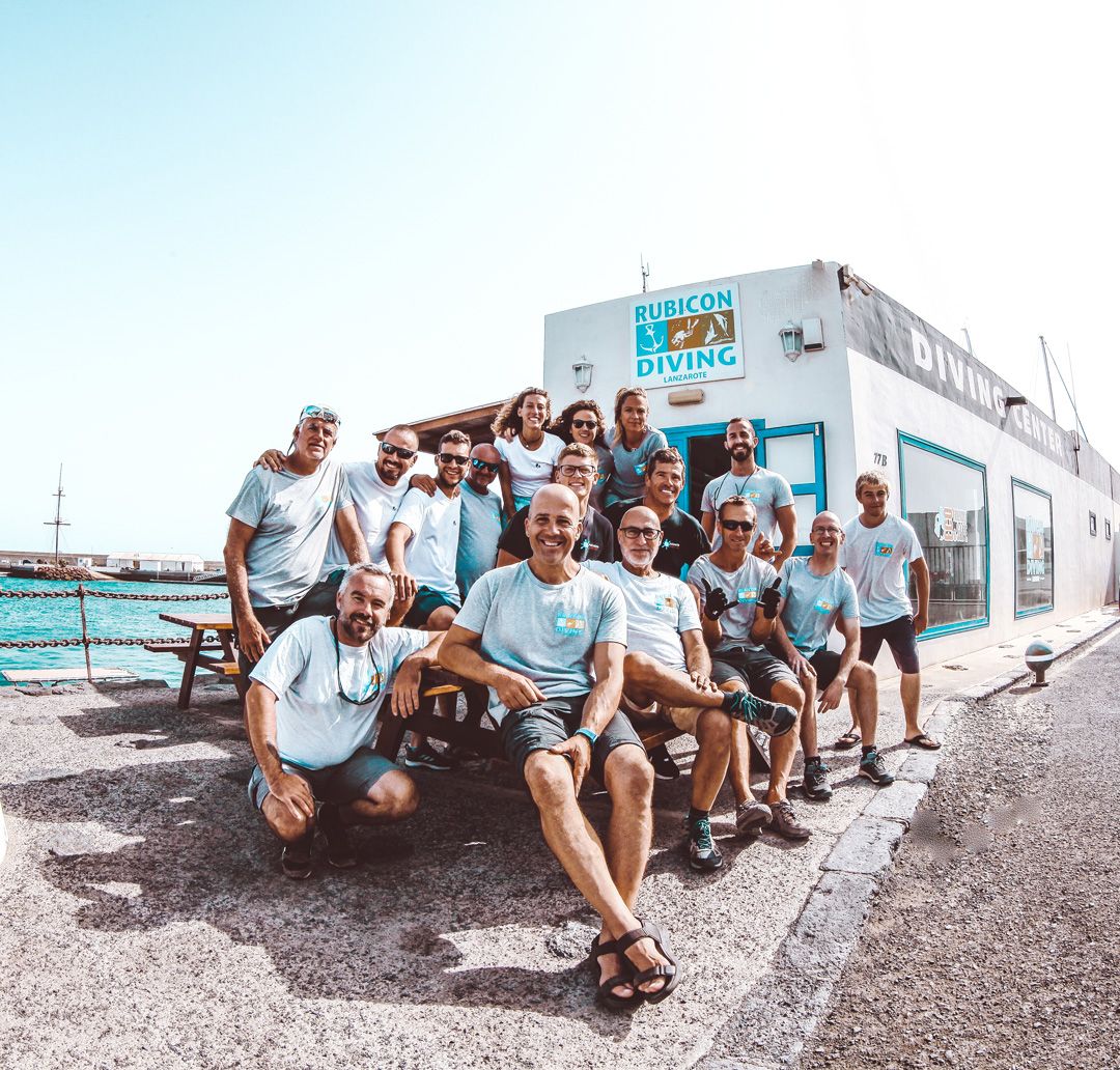 Diving center Lanzarote Rubicon Diving staff