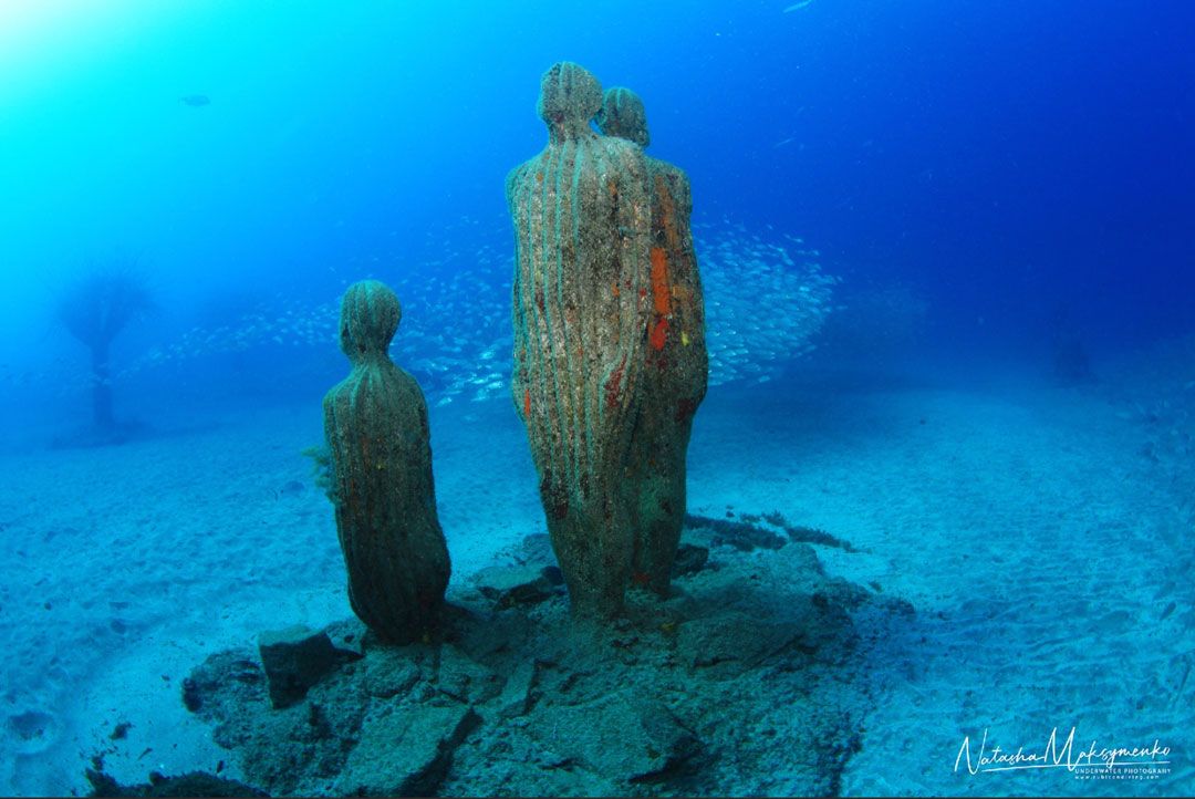 Guided dives to Atlantic Museum   Canary Island Lanzarote Sculture