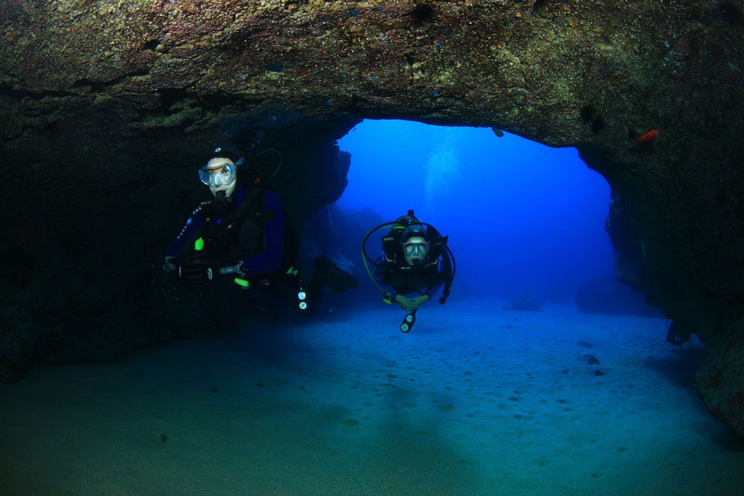 Lanzarote Dive site Berrugo with rubicon diving center a divers 8479dd13f2
