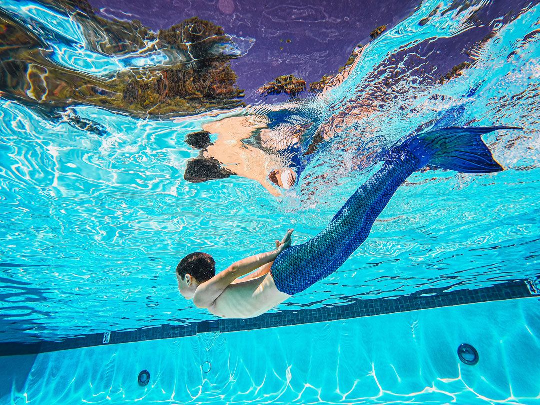 little mermaid course Lanzarote Rubicon Diving pool 02